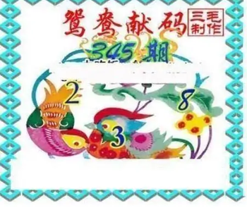 25345期: 三毛3D精品图谜