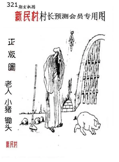 25321期: 老村长福彩3D天天图谜