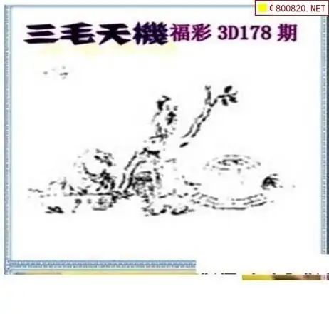 25178期: 三毛3D精品图谜