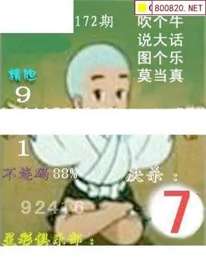 25172期: 白老3D杀码图版