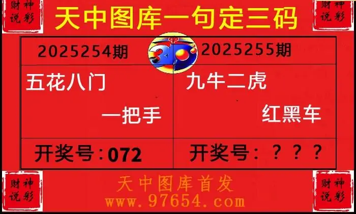 25255期: 财神说彩3D全套图版