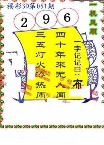 25051期: 福彩3D丹东全图分析