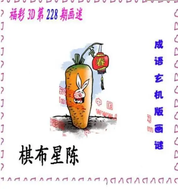 25228期: 福彩3D丹东全图分析
