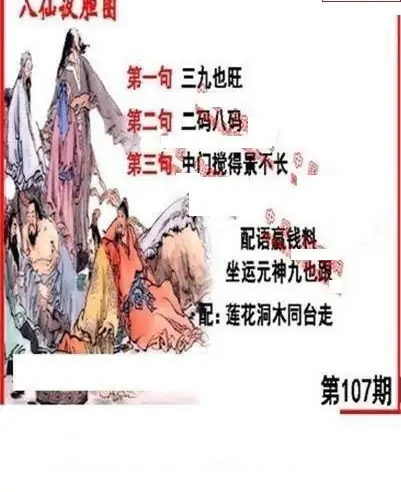 25107期: 福彩3D丹东全图分析