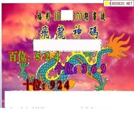 25170期: 三毛3D精品图谜