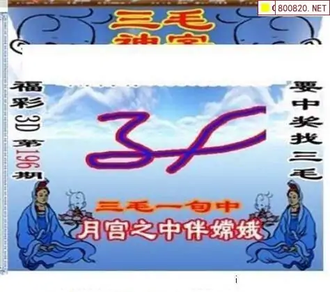 25196期: 三毛3D精品图谜