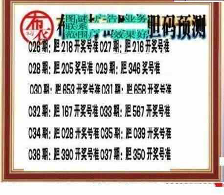 25037期: 三毛3D精品图谜