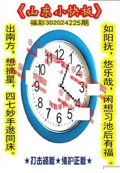 25225期: 福彩3D丹东全图分析