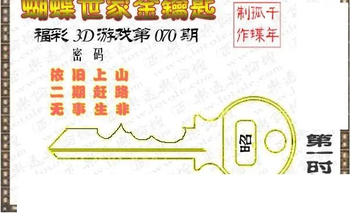 26070期: 3D蝴蝶世家蝴蝶彩图