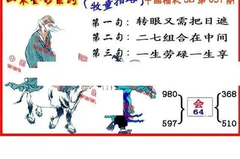 26051期: 福彩3D丹东全图分析