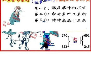 26018期: 福彩3D丹东全图分析