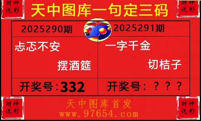 25291期: 财神说彩3D全套图版