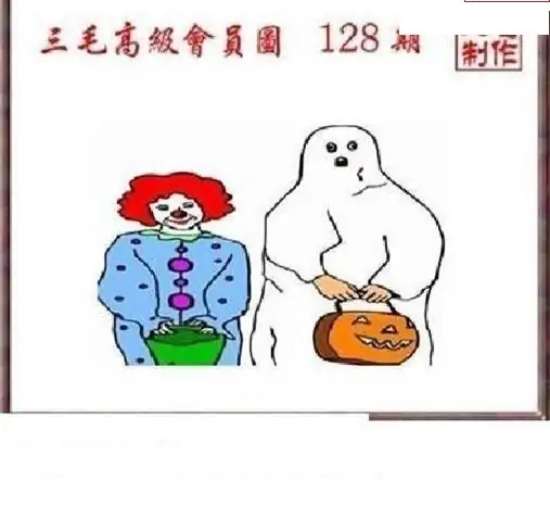 25128期: 三毛3D精品图谜