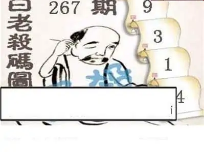 25267期: 白老3D杀码图版