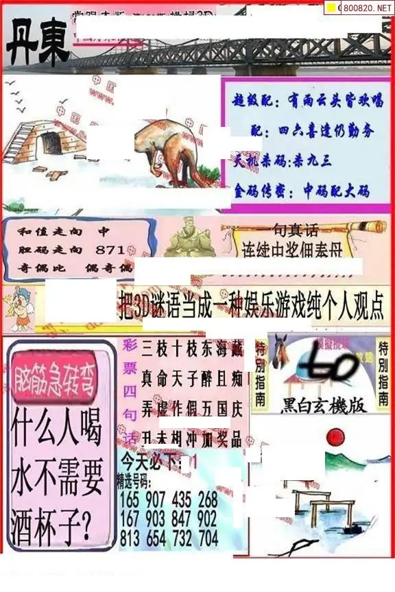 25181期: 福彩3D丹东全图分析