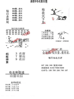 26069期: 福彩3D全套图版参考