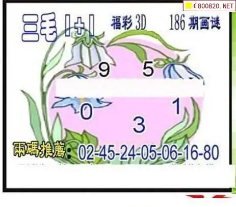 25186期: 三毛3D精品图谜