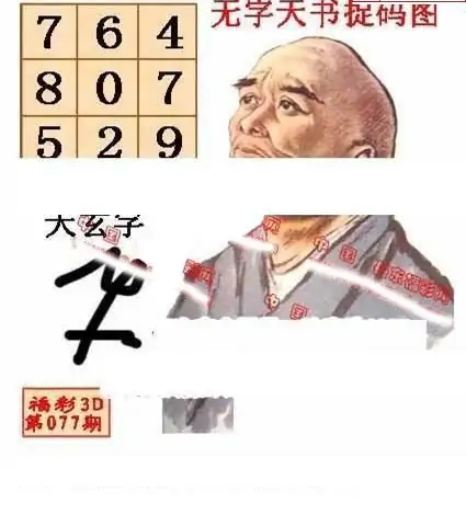 25077期: 福彩3D丹东全图分析