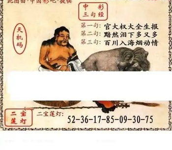 福彩3D26083期天中全套预测分析图