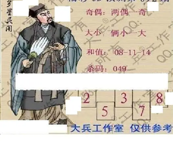 26092期: 大兵福彩3D黄金报图版