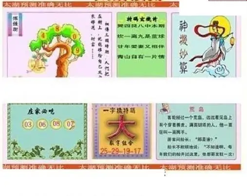 25142期: 太湖图福彩3D精品预测