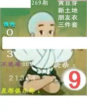 25269期: 白老3D杀码图版