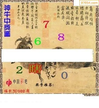 福彩3D26102期天中全套预测分析图