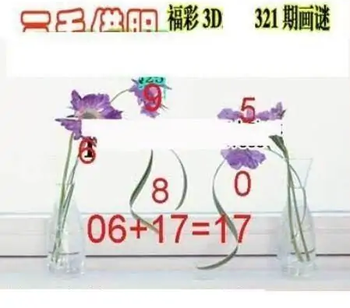 25321期: 三毛3D精品图谜