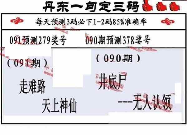 24091期: 福彩3D丹东全图分析