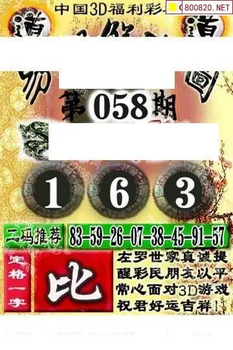 福彩3D 26058期佐罗图一掌经预测图