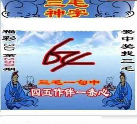 24250期: 三毛3D精品图谜