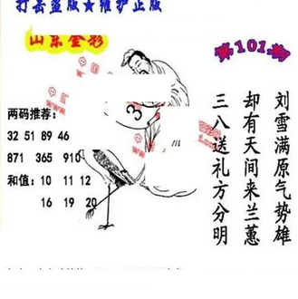 26101期: 福彩3D丹东全图分析