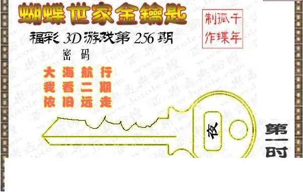 25256期: 3D蝴蝶世家蝴蝶彩图