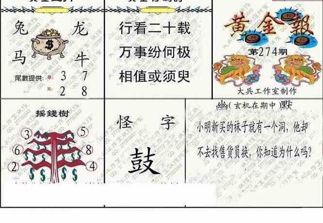 24274期: 大兵福彩3D黄金报图版