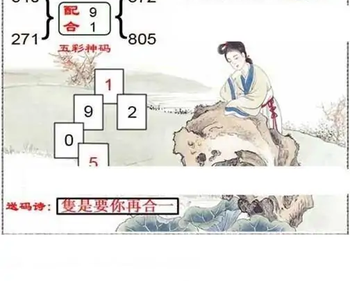 福彩3D26099期天中全套预测分析图