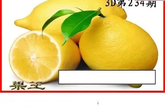 25234期: 白老3D杀码图版