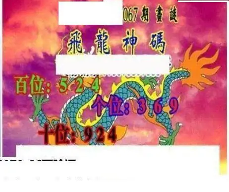 25067期: 三毛3D精品图谜