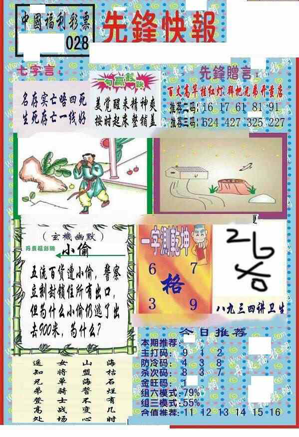 25028期: 福彩3D丹东全图分析