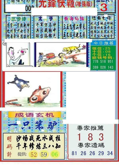 26002期: 福彩3D丹东全图分析