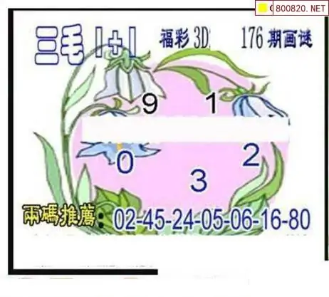 25176期: 三毛3D精品图谜