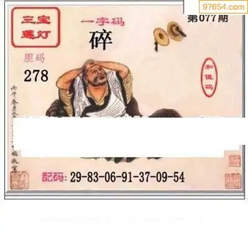 福彩3D26077期天中全套预测分析图