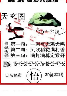 25323期: 福彩3D丹东全图分析