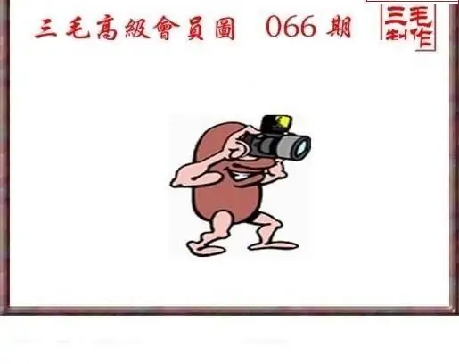 25066期: 三毛3D精品图谜