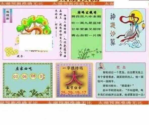 24124期: 太湖图福彩3D精品预测