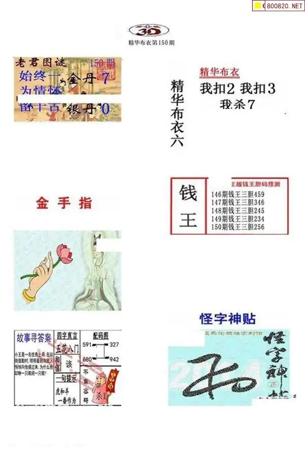 25150期: 福彩3D全套图版参考
