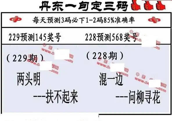 25229期: 福彩3D丹东全图分析