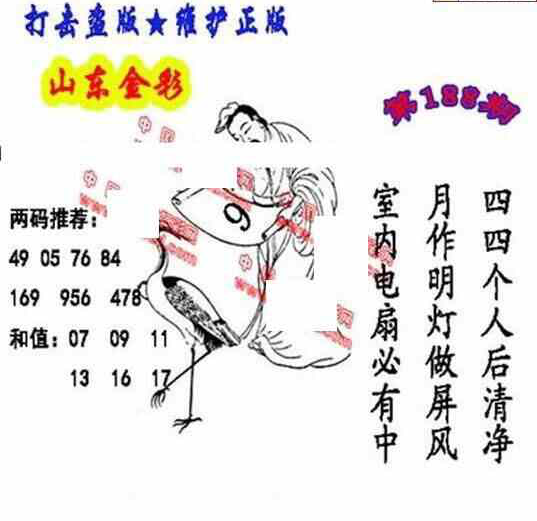 24188期: 福彩3D丹东全图分析