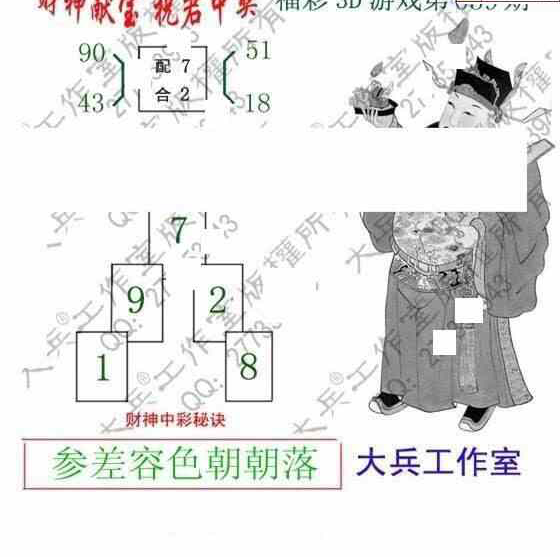 25039期: 大兵福彩3D黄金报图版