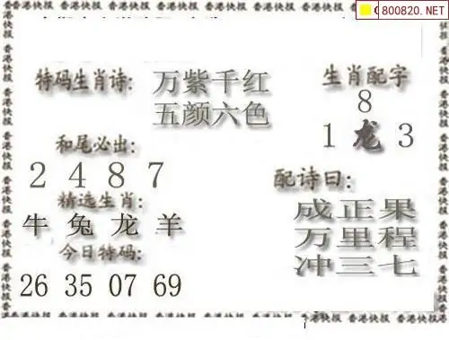 25205期: 白老3D杀码图版