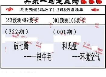 26001期: 福彩3D丹东全图分析
